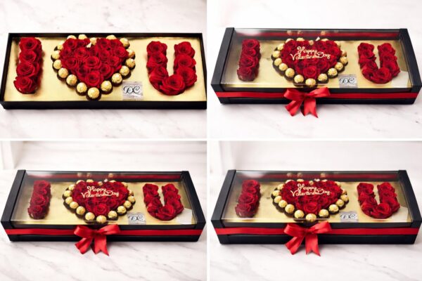 I love you delux in red