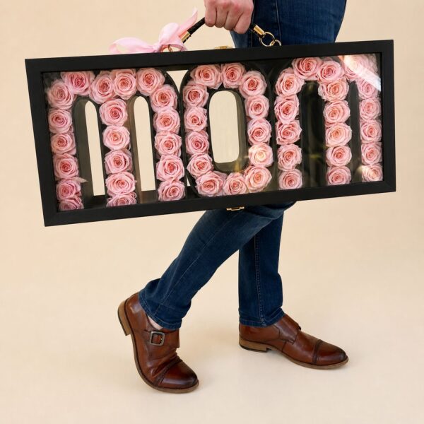 Mom Frame Arrangement Pink