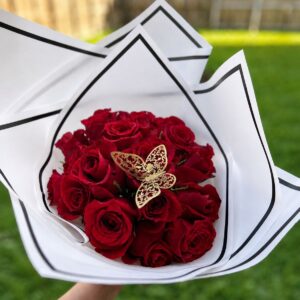Hans wraped bouquet mini